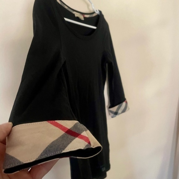 Burberry Brit Scoop Neck Three-Quarter Sleeve T-Shirt Size: S EUC - Picture 3 of 12